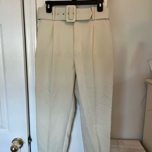 zara high rise trousers